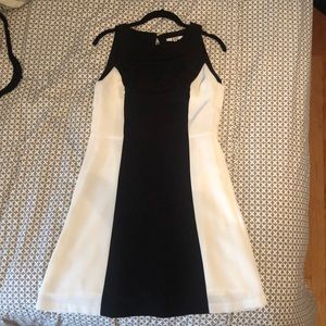 BB Dakota black and white cocktail dress